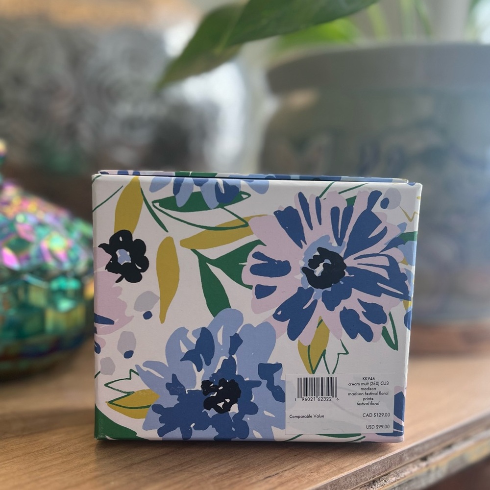 Kate Spade Madison Festival Floral Print Card Holder New in Box - Picture 7 of 8